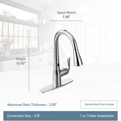 Vòi Rửa Chén Cảm Ứng MOEN 7594EC (HÀNG CHÍNH HÃNG)