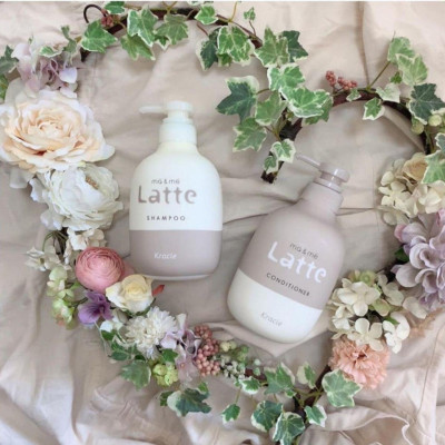 Dầu Gội Dưỡng Tóc Chắc Khoẻ Dành Cho Cả Gia Đình Kracie Ma & Me Latte Shampoo 490mL