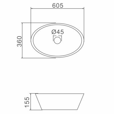 CHẬU LAVABO SỨ NGA CAO CẤP GAPPO  GT303