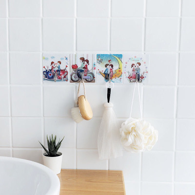 Móc Dán Tường Treo Đồ Dễ Thương Chịu Lực 3d Siêu Chắc Siêu Bền Siêu Dính
