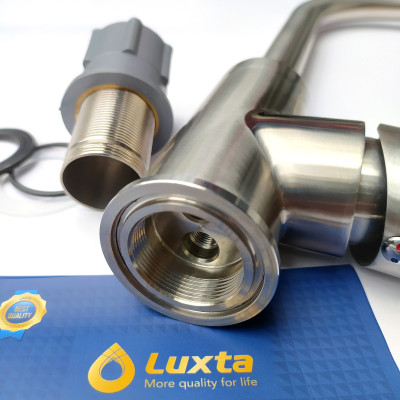 Vòi Bếp Vòi Rửa Chén Bát INOX 304 Nóng Lạnh LUXTA L3219 Thân Tròn