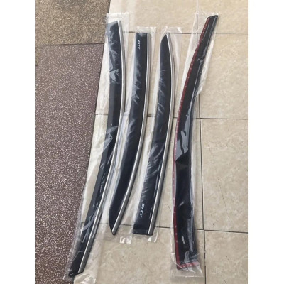 Vè Che Mưa Xe Honda City 2019 - 2023 Cao cấp, viền Crom sáng bóng, che nắng, che mưa khi xuống kính