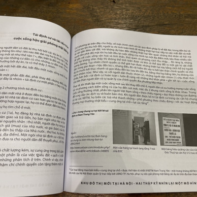 CHÂN DUNG MỘT HÀ NỘI: KĐTM - KHU ĐÔ THỊ MỚI TẠI HÀ NỘI, HAI THẬP KỶ NHÌN LẠI MỘT MÔ HÌNH – Trần Minh Tùng – NXB Xây Dựng (Bìa mềm)