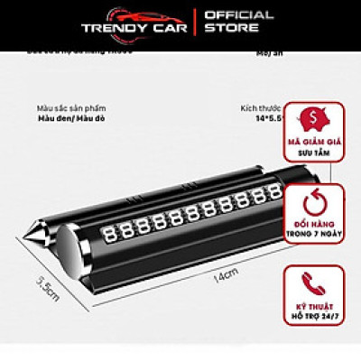 Bảng số điện thoại trên ô tô Bảng Ghi Số Điện Thoại Chất Liệu Hợp Kim Đỗ Xe Để Taplo Ô Tô vios 2017 Toyota, Huyndai, Kia