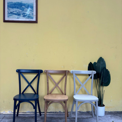 Ghế ngồi phòng ăn lưng tựa X Juno Sofa nhiều màu lựa chọn