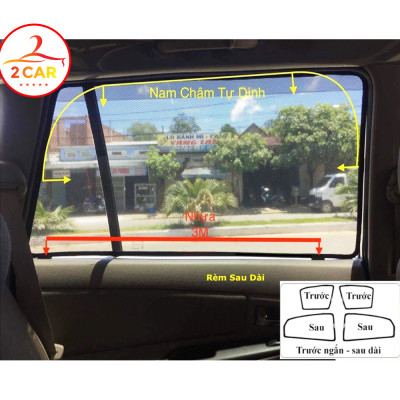 Rèm Che Nắng Honda CRV 2008-2023, Rèm Chắn Nắng Nam Châm Cho Xe ô tô, Bộ 4 Tấm, có nam châm