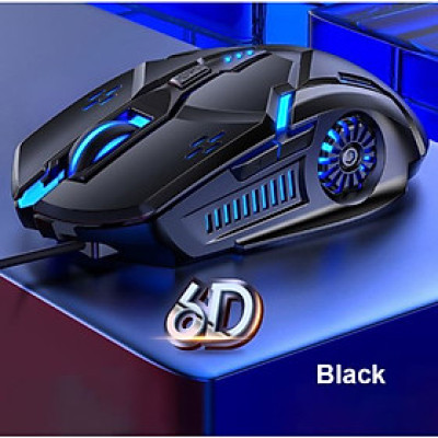 Chuột Phát Quang Chơi Game 6 Nút 4 Tốc Độ 7 Màu Phát Sáng Tiện Dụng- Hàng Chính Hãng