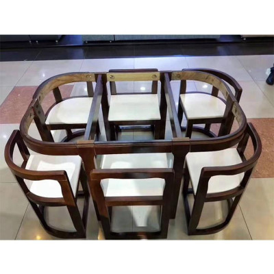 Bộ bàn ăn mặt đá tiết kiệm diện tích Juno Sofa HFC-BBA637-13 cao cấp