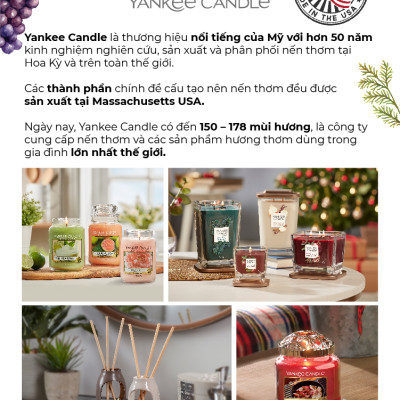 Chụp nến trang trí Yankee Candle - Antique Gold Leaves