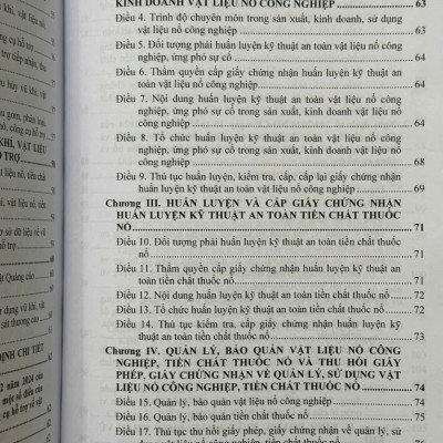 Luật Quản Lý, Sử Dụng Vũ Khíi, Vật Liệu Nổ Và Công Cụ Hỗ Trợ, Các Văn Bản Quy Định Chi Tiết, Hướng Dẫn Thi Hành - V2572T