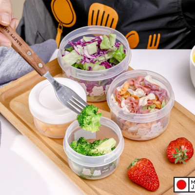 Hộp đựng thực phẩm Nakaya Pot Bear 300ml - Hàng nội địa Nhật Bản nhập khẩu chính hãng