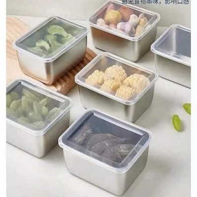 HỘP INOX ĐỰNG THỰC PHẨM KÈM NẮP NHỰA - Hàng chính hãng