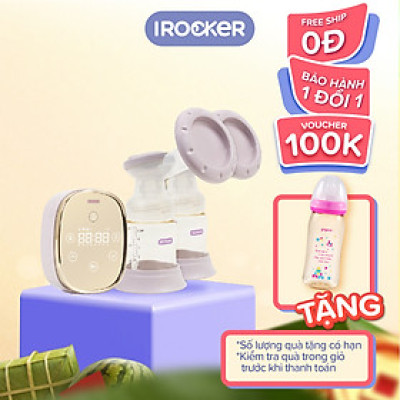 Máy hút sữa điện đôi IROCKER thông minh - BP 001