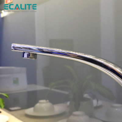 Vòi Rửa Chén Nóng Lạnh S-curve Ecalite EF-K547C - Đồng Mạ Chrome Cực Đẹp - Cổ Xoay 360 Độ - Hàng Chính Hãng