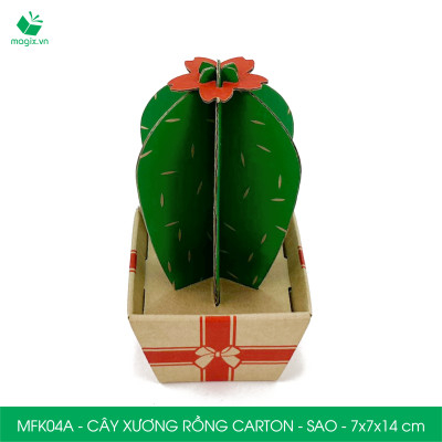 MFK04 - Cây xương rồng lắp ráp bằng giấy carton để bàn trang trí, bộ xếp hình sáng tạo - Nhiều mẫu
