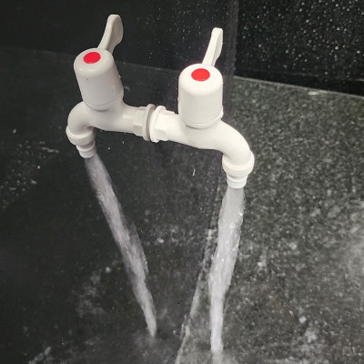 Bộ 3 vòi hồ tay gạt nhựa PP trắng, thân ngắn, ren 21-27mm Eurolife EL-VHT2127 (Trắng) (3 cái)