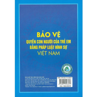 Sách - Bảo vệ quyền con người của trẻ em bằng pháp luật hình sự Việt Nam