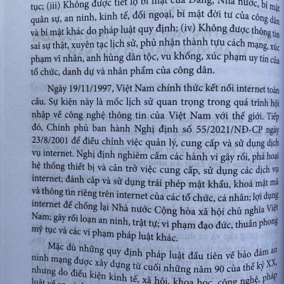 Thực Hiện Pháp Luật Về  An Ninh Mạng Ở Việt Nam 