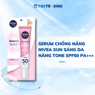 Serum Chống Nắng NIVEA SUN Sáng Da Nâng Tone SPF50 PA+++ (30 ml) - 86014