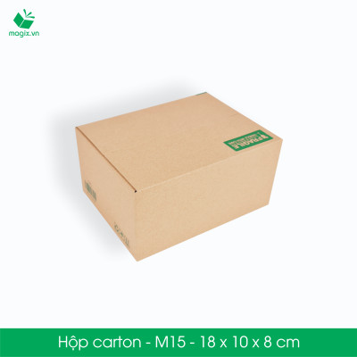 M15 - 18x10x8 cm - 100 Thùng hộp carton 