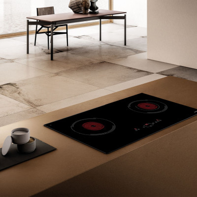 Bếp Âm Hồng Ngoại Đôi Elica H7 – EVCH7520BL (70cm - 3400W) - Hàng Chính Hãng