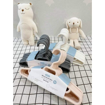 Set 10 chiếc móc áo trẻ em Hara 181 hàng cao cấp - giao màu ngẫu nhiên
