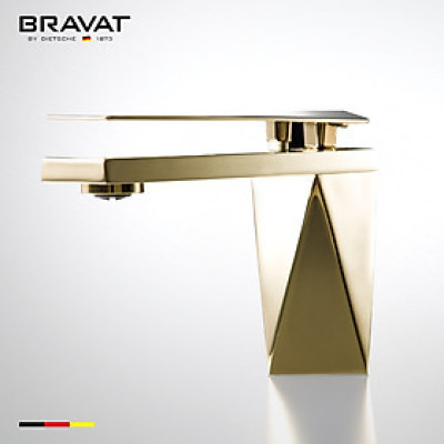 Vòi lavabo nóng lạnh cao cấp Bravat F118102G-1-ENG