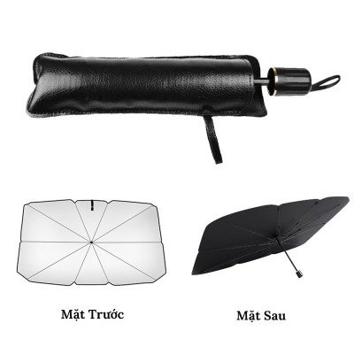 Ô che nắng kính trước xe ô tô, Dù che nắng kính lái Densu xe hơi bảo vệ nội thất ô tô chống nắng, chống tia UV hiệu quả dù che nắng kính lái xe hơi chống nóng, bảo vệ nội thất xe khi đỗ trời nắng