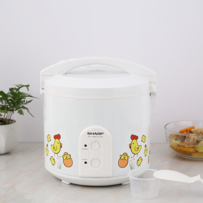 Nồi cơm nắp gài Sharp 1.8 lít KS-183TJV - Công nghệ nấu 3D, Công suất 700W - Hàng chính hãng - Bảo hành 12 tháng