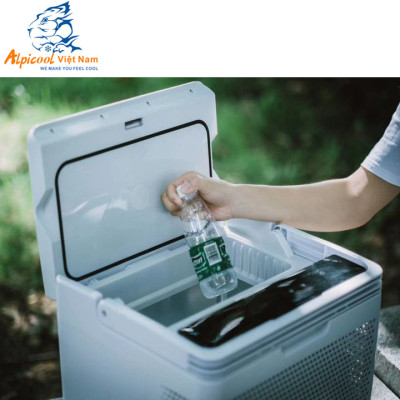 Tủ lạnh ô tô thông minh Alpicool Việt Nam 10 lít - C10 - 2 chức năng làm nóng 50 độ, làm đá nhanh kiêm hộp đựng thực phẩm, kiêm thùng đá cho tài xế, lái xe