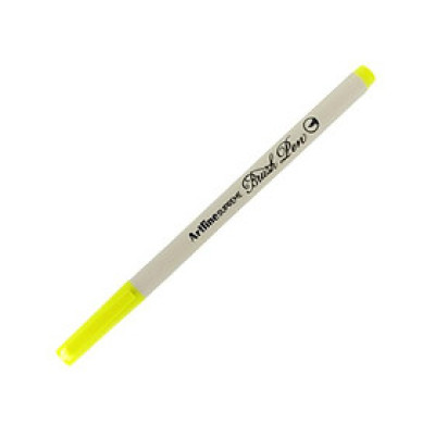 Bút Lông Đầu Cọ Artline Supreme Brush Pen EPFS-F - Fluoro Yellow