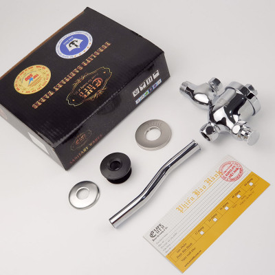 Vòi nhấn xả tiểu nam Đồng mạ Chrome Eurolife EL-XT130 (Trắng bạc)