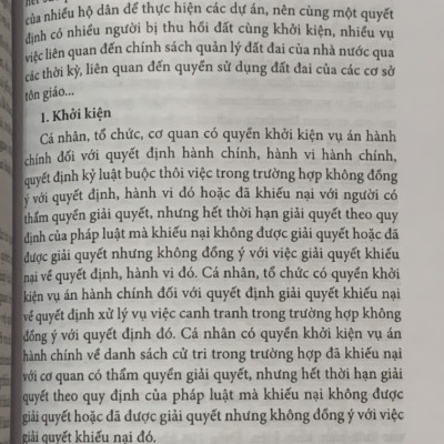 Giải quyết vụ án hành chính
