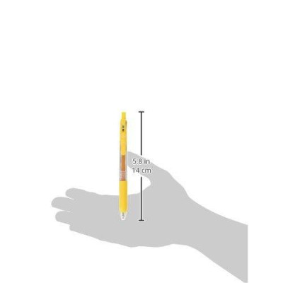 Bút Bi 0.5 mm Zebra Sarasa Clip JJ15-Y - Màu Vàng