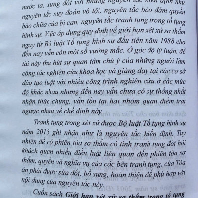 Giới Hạn Xét Xử Sơ Thẩm Trong Tố Tụng Hình Sự 