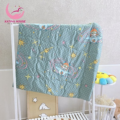 Chăn mền cho bé đi học Katina House, chất vải Tencel mềm mại, thoáng mát, cho bé 1-15t