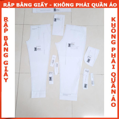 Rập giấy đầm tay loe mã 1215 (BẢN VẼ)