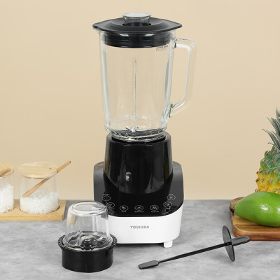 Máy xay sinh tố Toshiba BL-70GS1PV 1.5 lít - Điều khiển cảm ứng - Cối thủy tinh - Dao 6 lưỡi, 3 lớp bằng thép không gỉ - Công suất 700W - Hàng chính hãng - Bảo hành 12 tháng chất lượng Nhật Bản