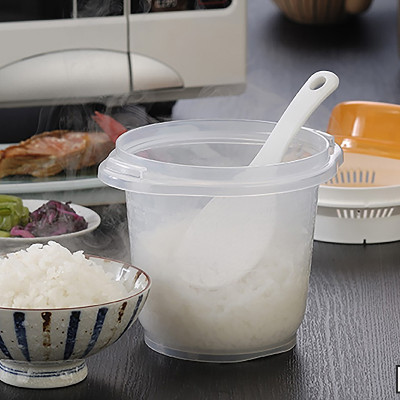 Combo 02 hộp nấu cơm trong lò vi sóng Inomata 900ml hàng nội địa Nhật Bản - Made in Japan