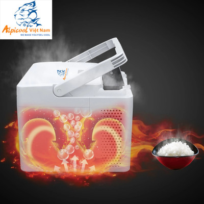 Tủ lạnh ô tô thông minh Alpicool Việt Nam 10 lít - C10 - 2 chức năng làm nóng 50 độ, làm đá nhanh kiêm hộp đựng thực phẩm, kiêm thùng đá cho tài xế, lái xe