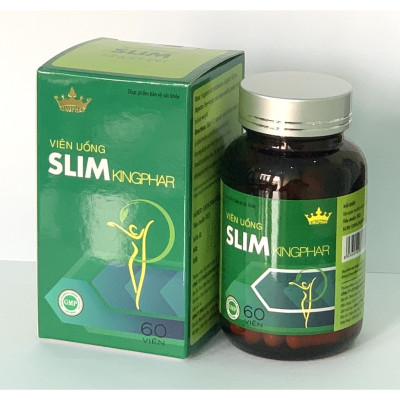 Viên uống Kingphar Slim, hộp 60v, dùng cho người thừa cân, béo phì