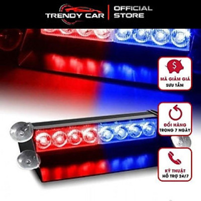  Freeship đèn nháy báo động xanh đỏ phiên bản cao cấp vỏ kim loại sơn tĩnh điện