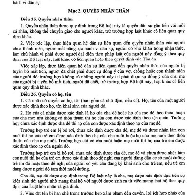 Bộ Luật Dân Sự - Bộ Luật Tố Tụng Dân Sự - Luật Tổ Chức Toàn Án Và Văn Bản Hướng Dẫn Thi Hành
