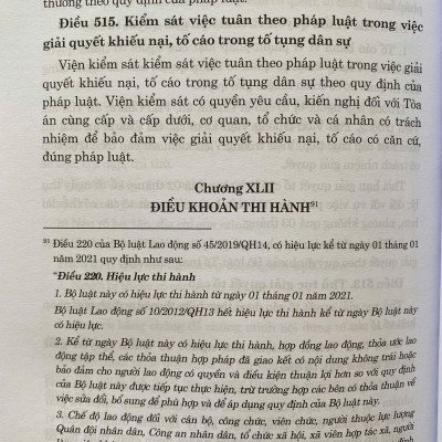 Bộ Luật Tố Tụng Dân Sự ( Sửa Đổi, Bổ Sung Năm 2025)