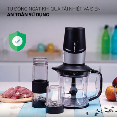 Máy Xay Sinh Tố Đa Năng Sunhouse SHD5340B (500W) - Hàng chính hãng