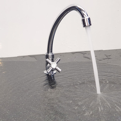 Vòi rửa chén lạnh nhựa ABS mạ Chrome Eurolife EL-VCN03 (Trắng bạc)