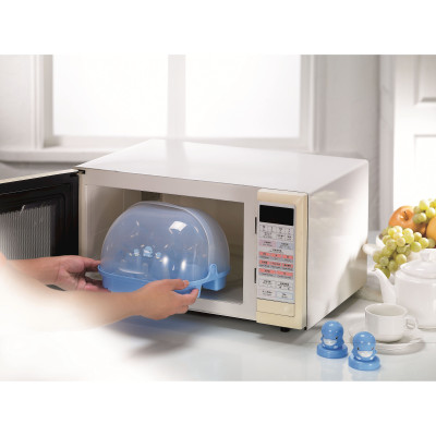 BỘ TIỆT TRÙNG BÌNH SỮA TRONG LÒ VI SÓNG KUKU - KU3021