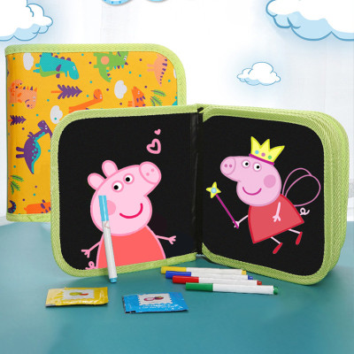 Vở Vẽ Cho Bé, Vở Vẽ Xoá Được Vẽ Đi Vẽ Lại Được Nhiều Lần, 10 Trang Tặng Kèm 6 Bút Vẽ