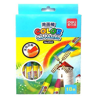 Bút Sáp Deli Yooco 18 Màu 6962