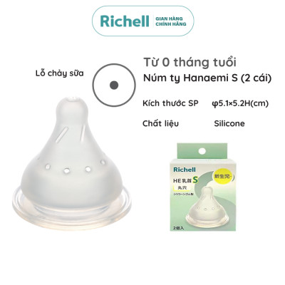 Bình sữa RICHELL Hanaemi Nhật Bản PPSU và Thủy tinh | Baby